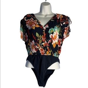 Band of Gypsies Montserrat Surplice Bodysuit